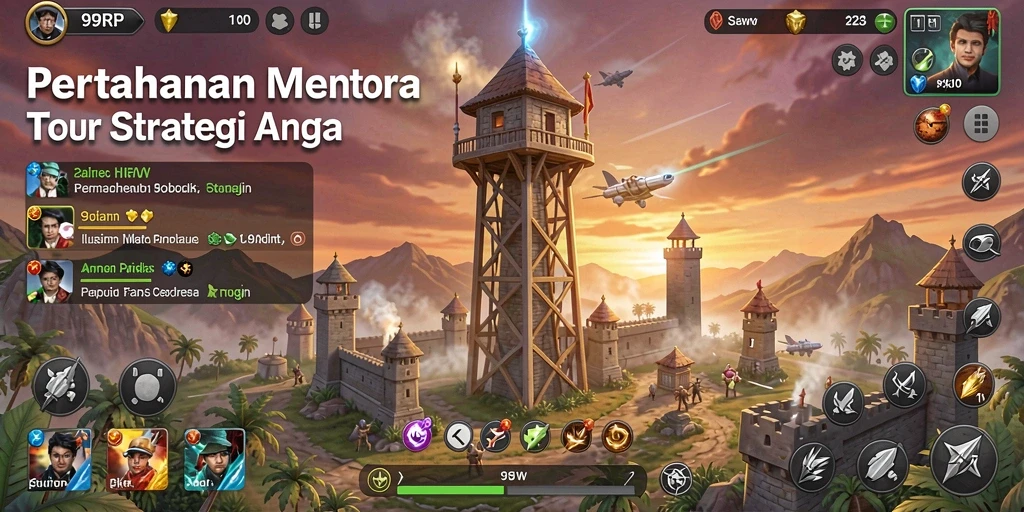 Gameplay menakjubkan Tower Defense di 99RP menanti Anda.