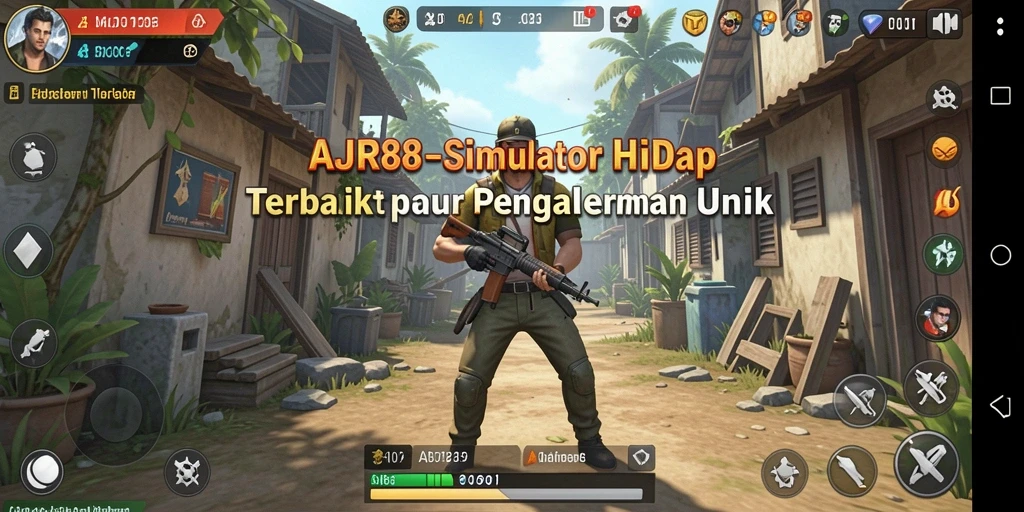 Screenshot gameplay AJR88 menampilkan simulasi kehidupan yang memukau.