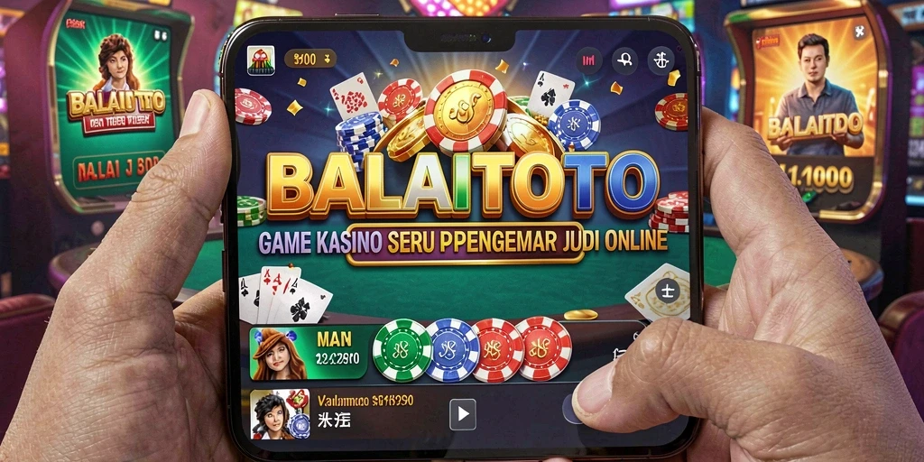 Tampilan gameplay seru di BALAITOTO dengan nuansa Kasino yang otentik.