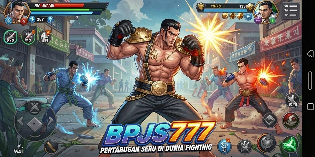 Screenshot gameplay BPJS777 dengan aksi pertarungan yang seru.