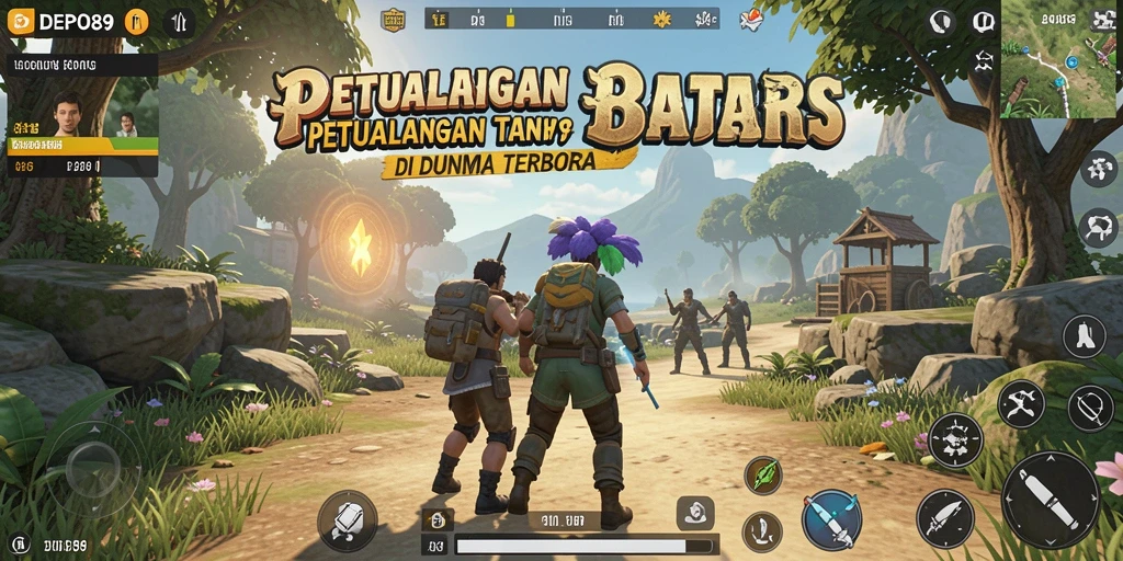 Tangkapan layar DEPO89 menampilkan gameplay yang luas dan mendalam.