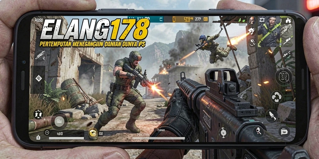 Screenshot ELANG178 menampilkan aksi seru dalam gameplay FPS.