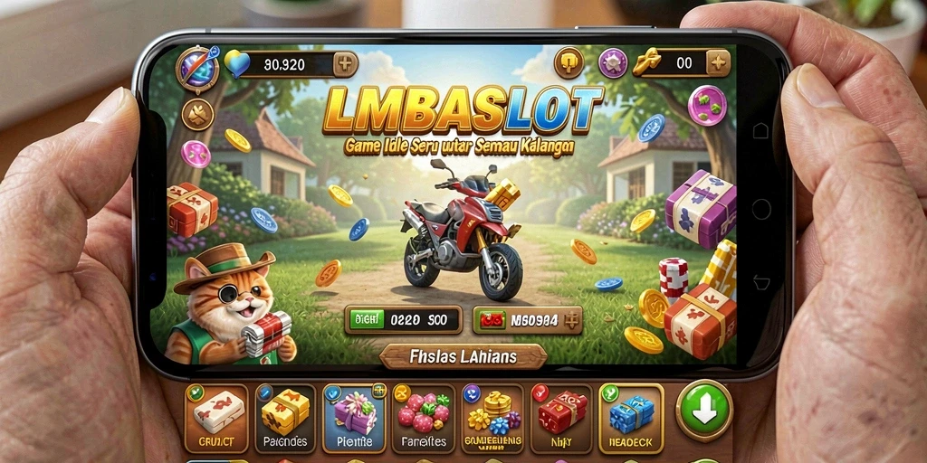 Tampilan gameplay <strong>LMBASLOT</strong> yang seru dan menarik.