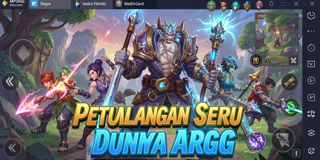 Screenshot dari gameplay mendebarkan di MPO666.
