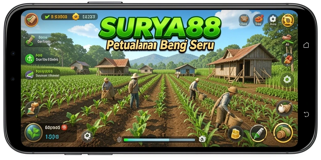 Tampilan gameplay <strong>SURYA88</strong> yang menarik dan penuh warna.