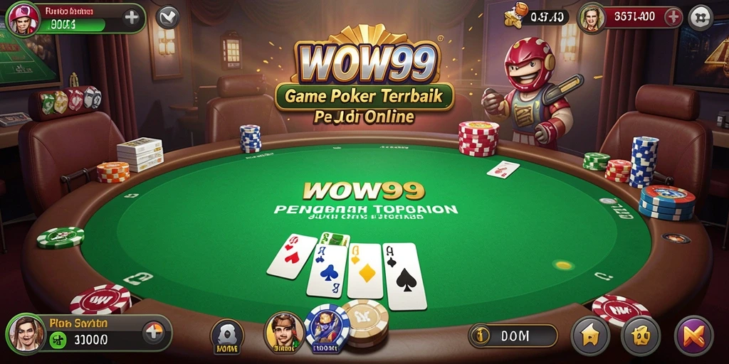 Tampilan gameplay WOW99 yang mendebarkan dalam poker.